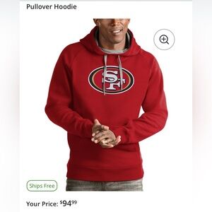 Men’s Antigua San Francisco 49ers Hoodie